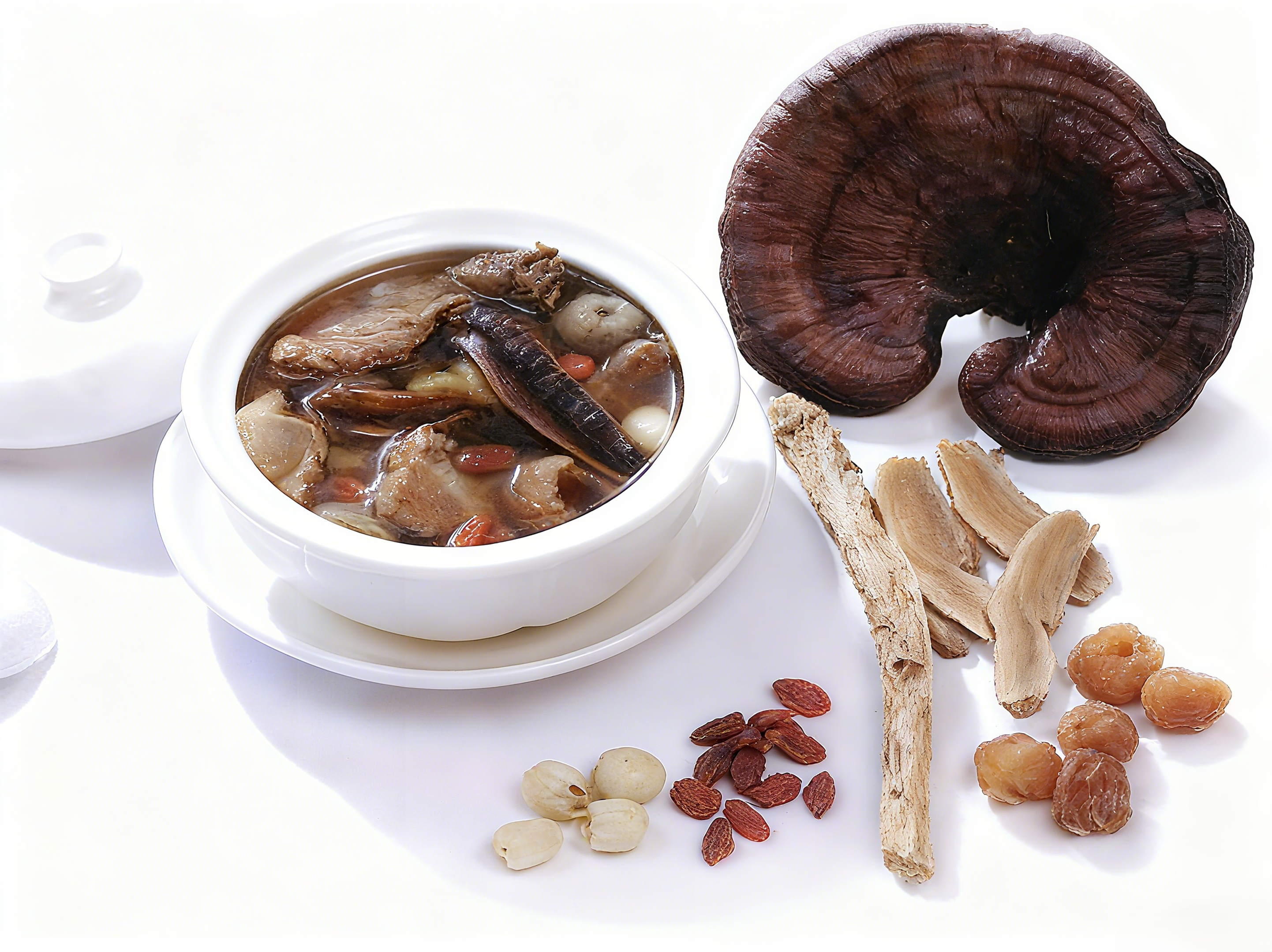 009 灵芝汤 "LING ZHI" (Reishi Mushroom) Soup