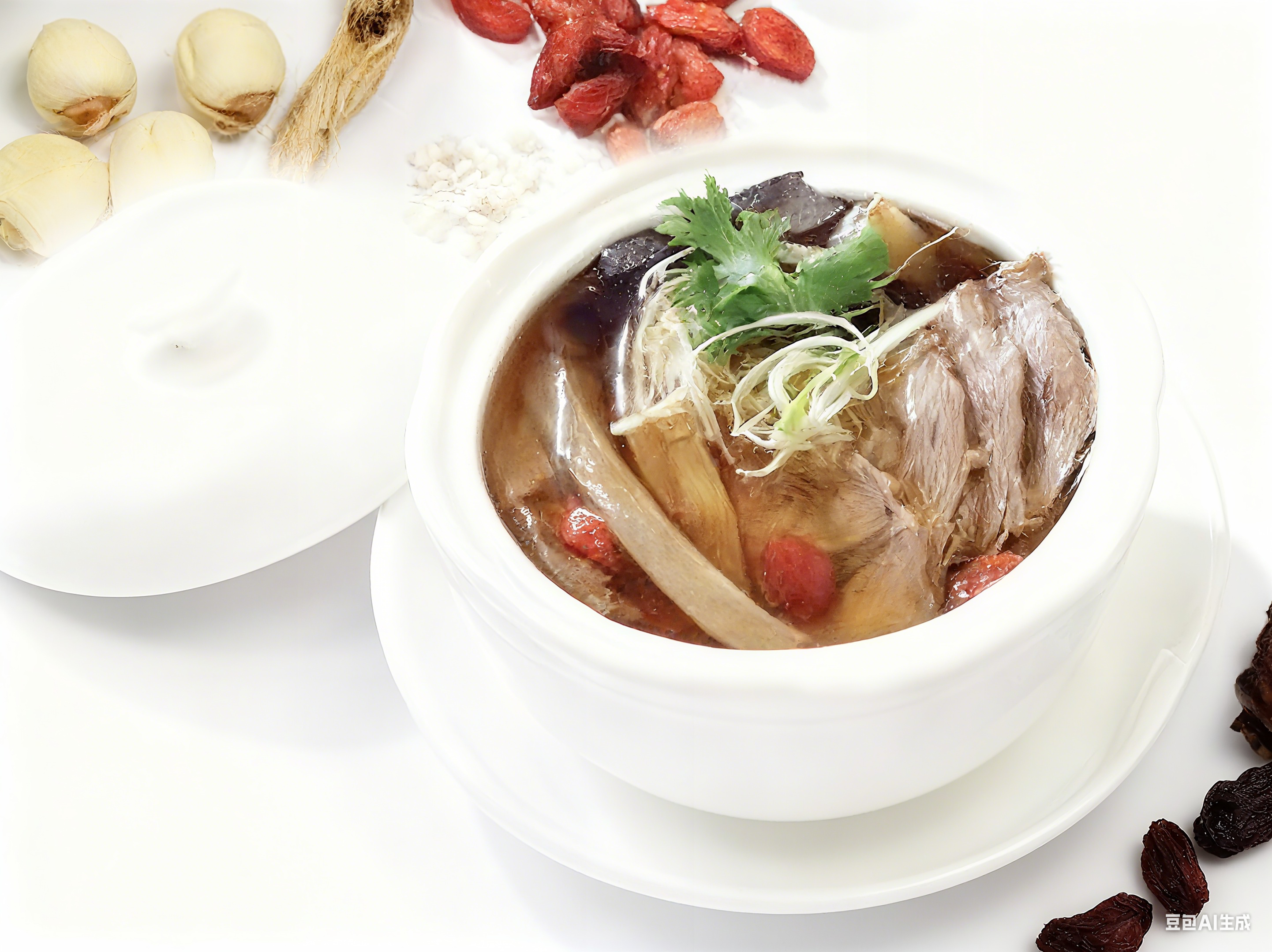 013 首乌牛腱汤 "SHOU WU" (Polygonum Multiflorum) Beef Shank Soup