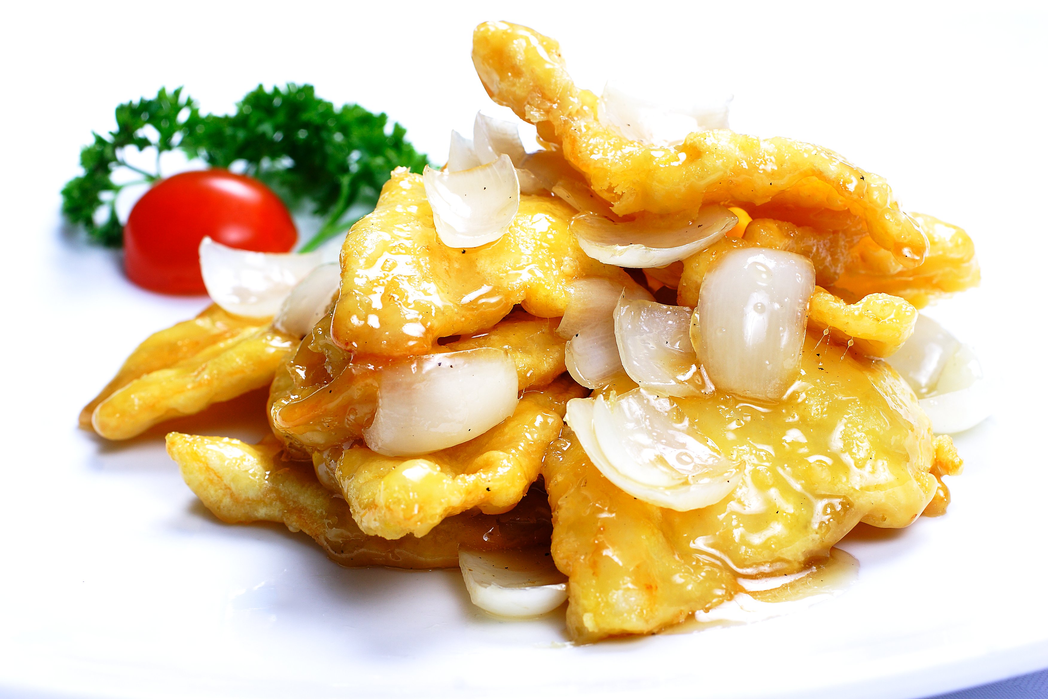 040 百合糖醋鱼片 SWEET & SOUR FISH W/ FRESH LILY BULB