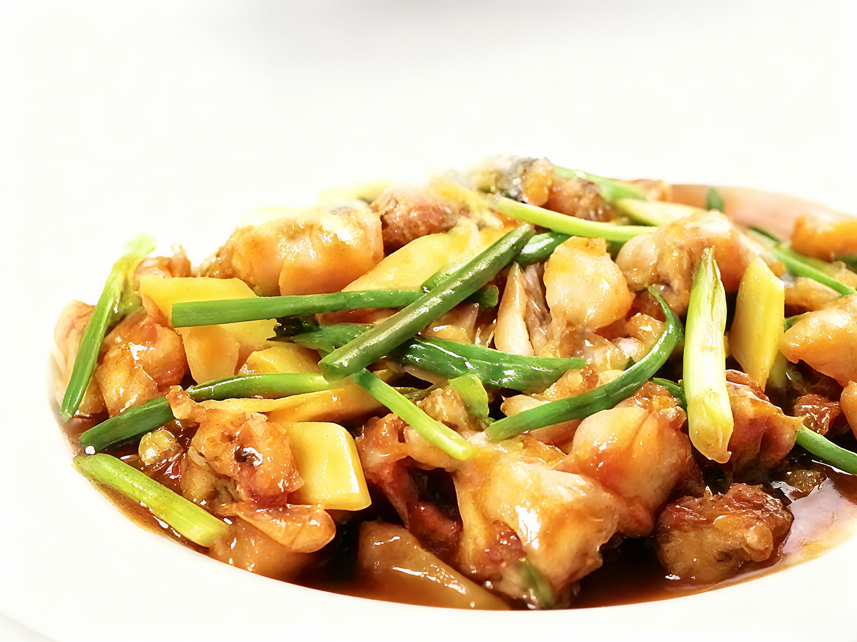 069 姜葱炒田鸡 FRIED FROGS W/SCALLION & GINGER