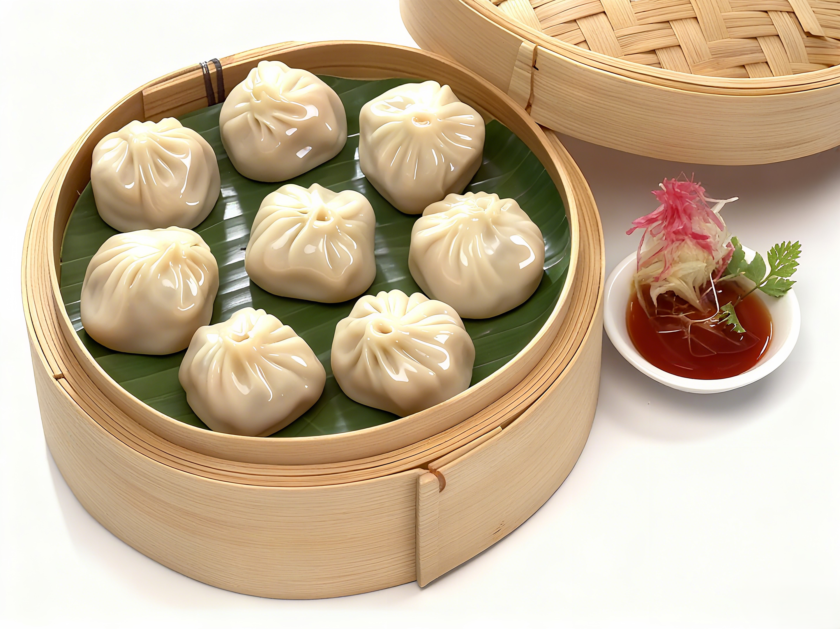 082 小笼包 STEAMED JUICY PORK DUMPLINGS