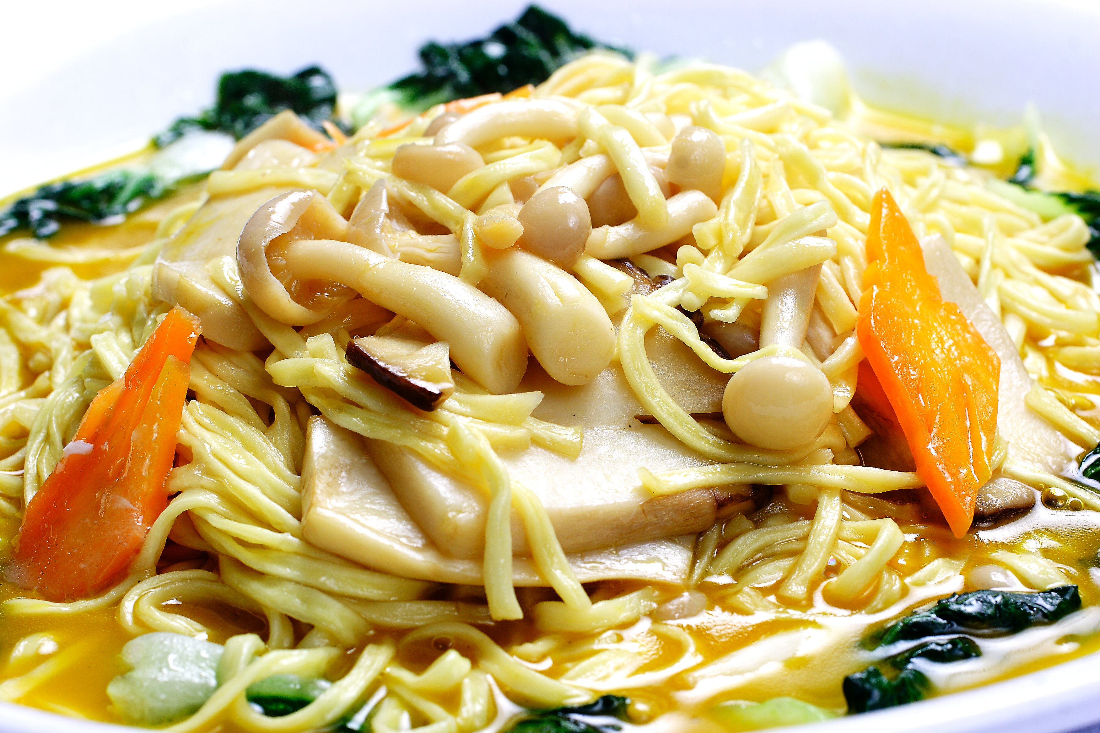 088 野菌黄焖伊面 BRAISED E-FU NOODLE W/MUSHROOMS IN SUPERIOR STOCK SAUCE