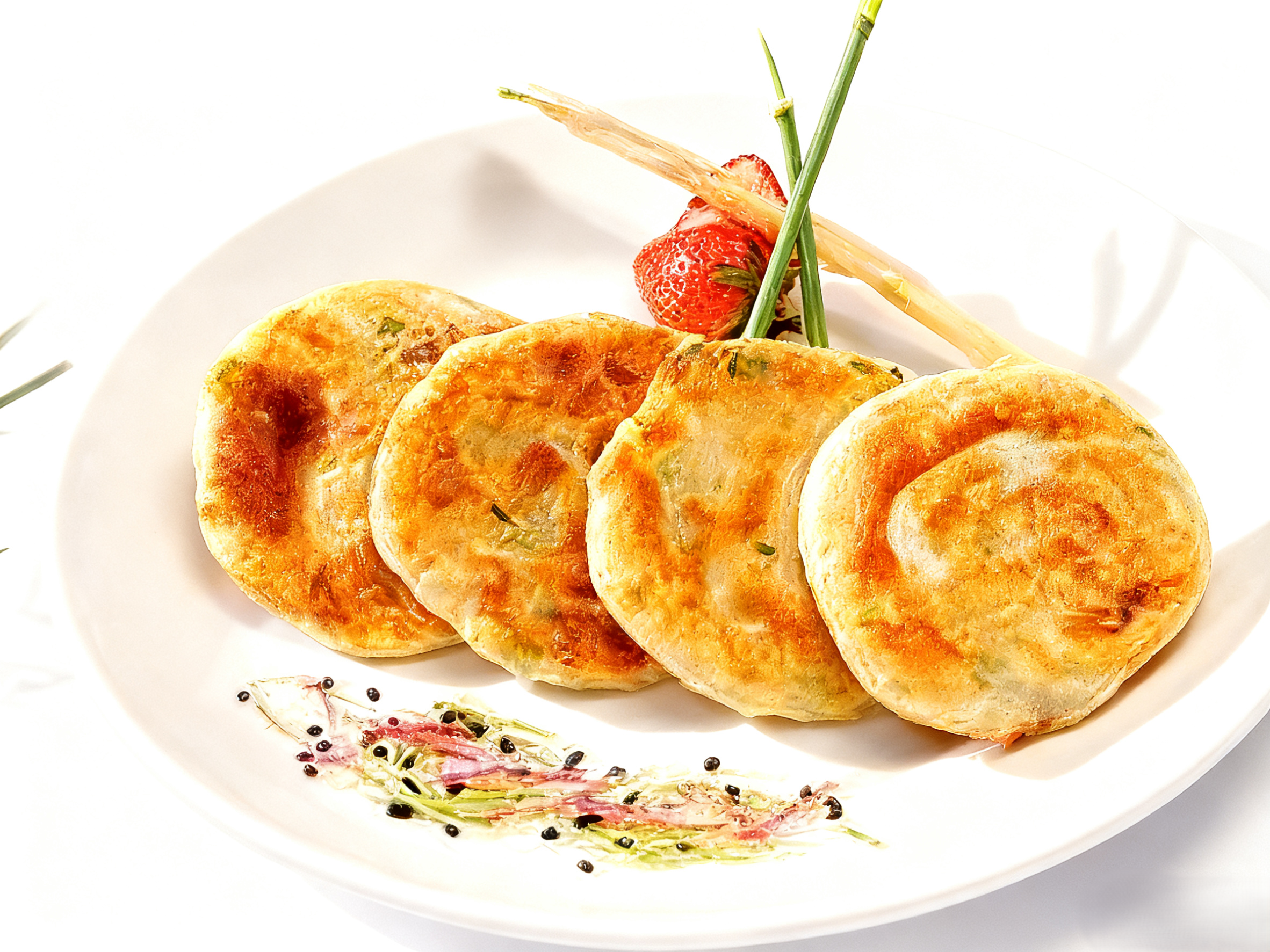 096 葱油饼 SPRING ONION PANCAKE