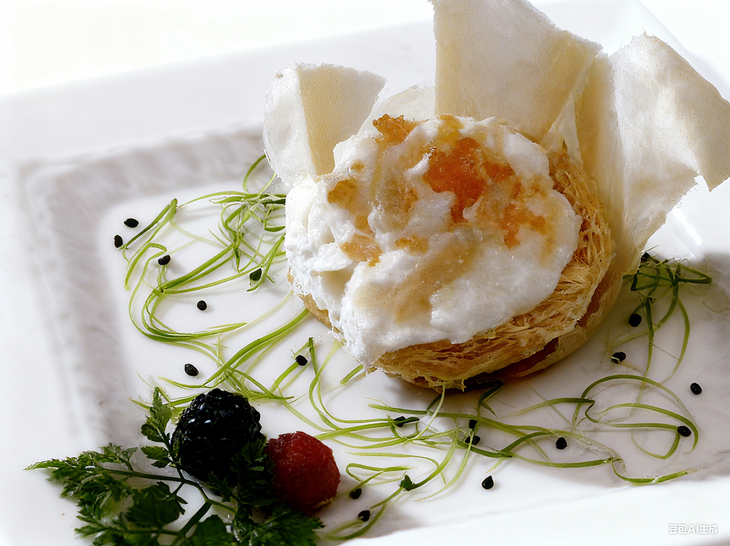 001 玉参芙蓉干贝 FU RONG(FLUFFY EG WHITE) W/DRIED SCALLOP